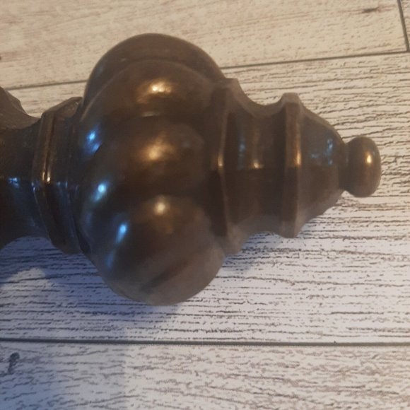 Ornate Oil Rubbed Bronze Finish Drawer Pull 4" CTC Empire Style - Picture 5 of 10